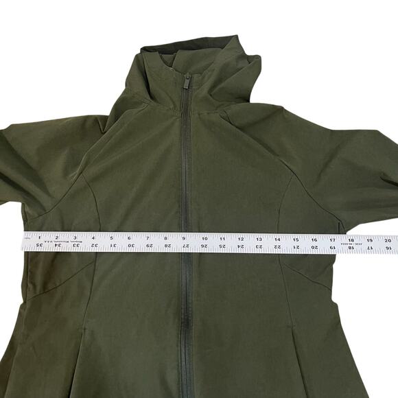 All In Motion Women's Lightweight Active Hooded Rain Jacket Green Sz Small - Picture 6 of 7